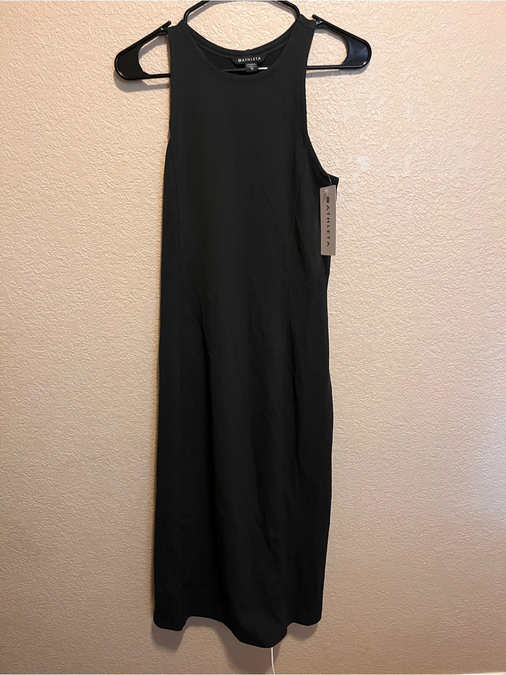 NWT Athleta Seasoft Rib Midi Tank Dress